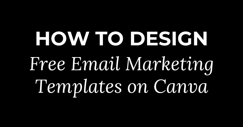 free email marketing templates canva