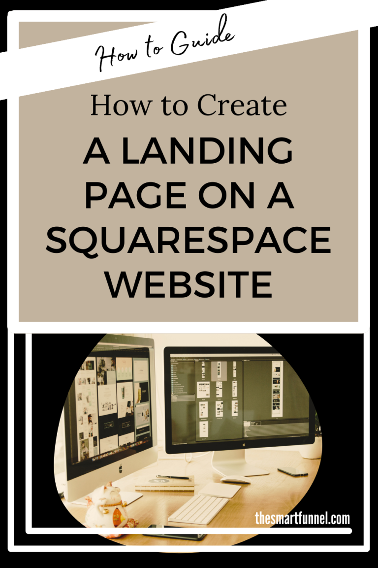 How to Create a Landing Page on a Squarespace Website