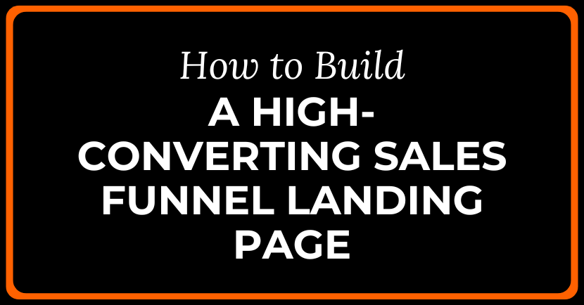 high-converting landing page
