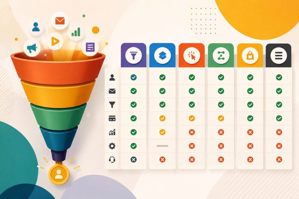 funnel comparison