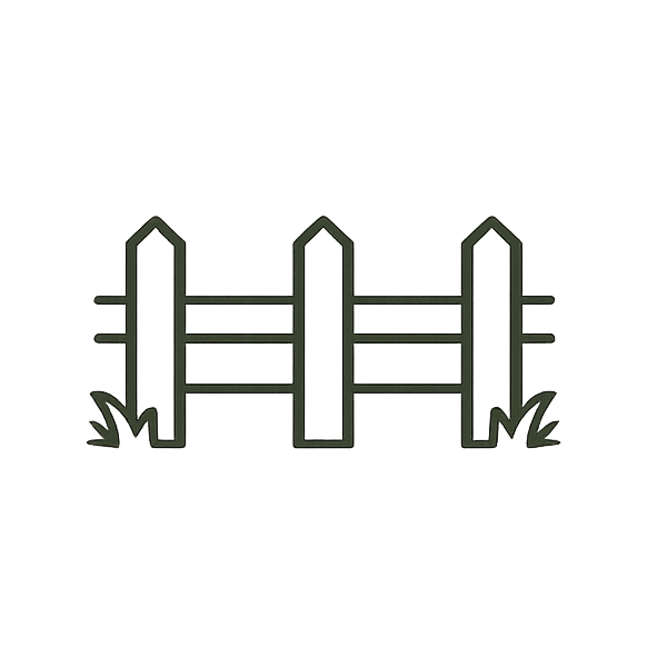 Farm fence icon